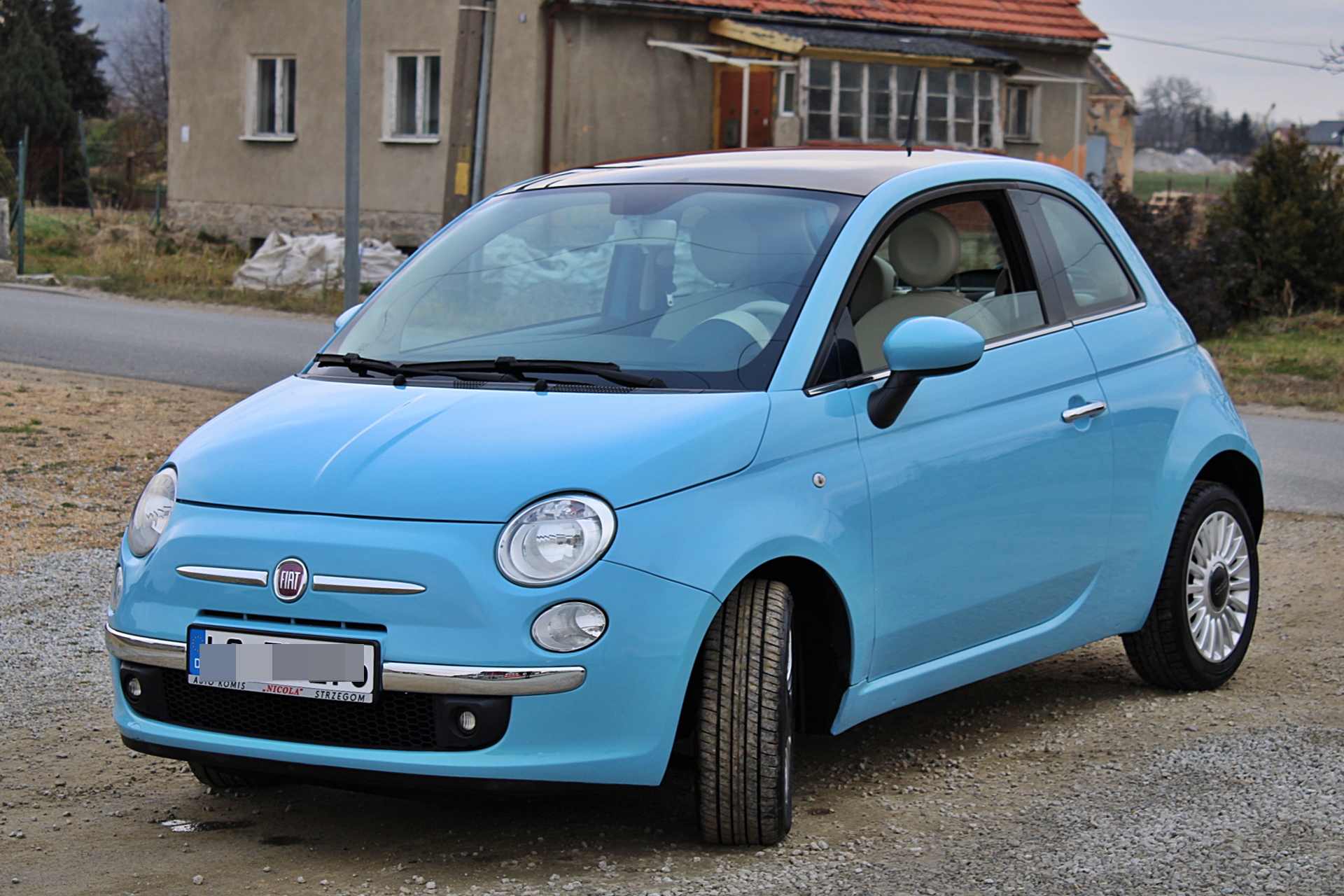 Fiat 500 • 2013 r. • Benzyna • STRZEGOM autozarogiem.pl